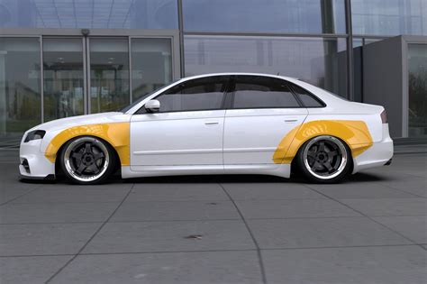 Audi A4 B7 Wide Body Kit Audi A4 B7 Audi A4 Wide Body Kits Images And
