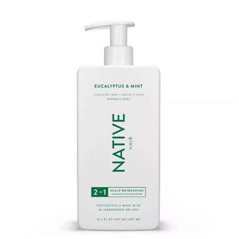 Native 2 In 1 Scalp Refreshing Shampoo And Conditioner Eucalyptus And Mint
