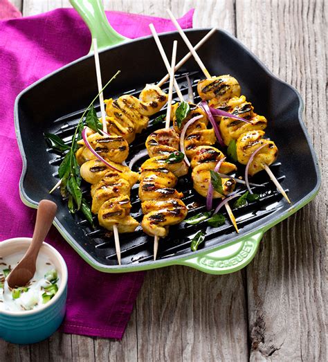 Most importantly, these are all popular indian recipes we are all a fan of already. Indian Chicken Skewers - Le Creuset Recipes