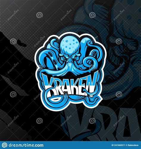Octopus Logo For Esport Sport Or Game Team Mascot Stock Vector