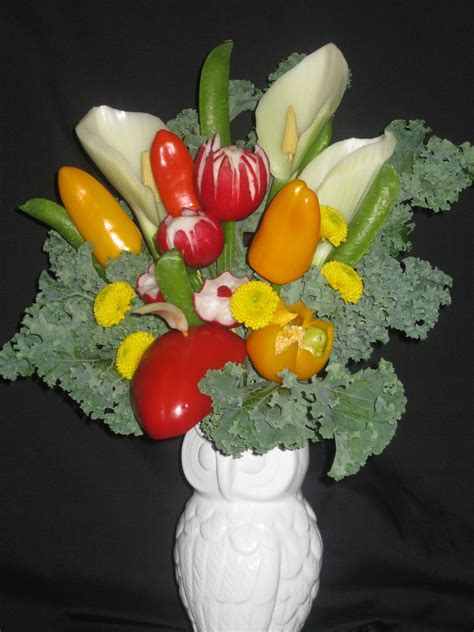 Fruit Platter Can Say It: Vegetable edible bouquet