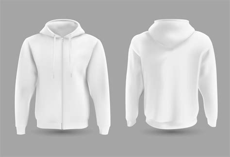 Zipup Hoodie Mockup Vectors And Illustrations For Free Download Freepik