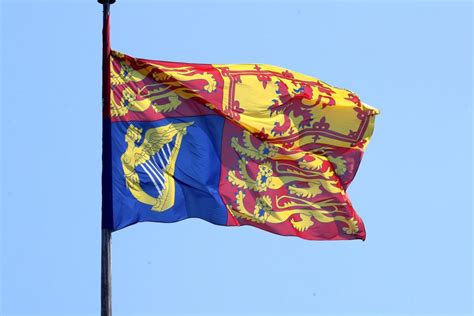 Firm Makes Royal Standard Flag For Coronation Of King Charles Iii