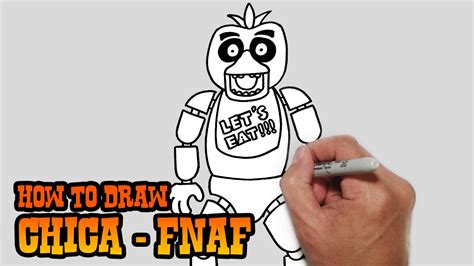 How To Draw Chica Five Nights At Freddys Video Lesson