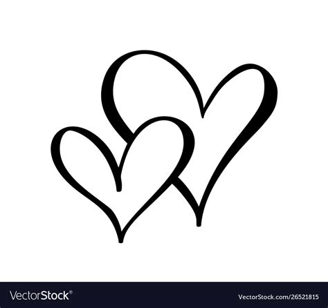 This series was featured in the tvb's 2014 sales presentation. Two black hearts sign icon on white Royalty Free Vector