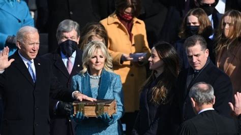 Joe biden was sworn in as the 46th president of the united states on wednesday after more than five decades in politics, and over 30 years since his first effort to become president. Biden and Harris inauguration live: Watch Joe Biden ...