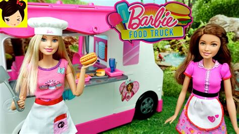 ¡vístete para servir el delicioso té a los amigos de barbie a juego de cocina con barbie! Barbie Camion de Comida Rapida con Soy Luna - Juguetes de ...