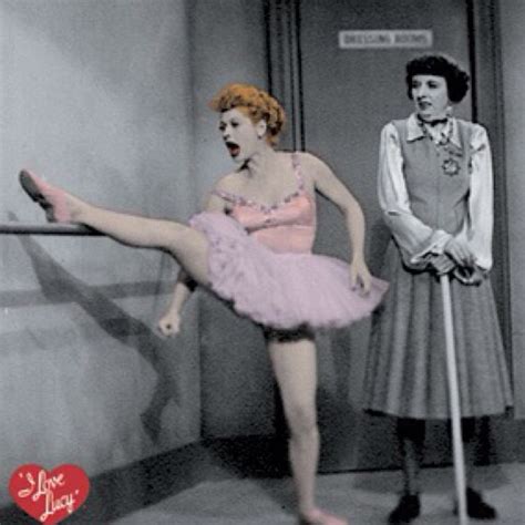 Lucille Ball ~ Ballet In Her Famous En Bas Skit So Hilarious My