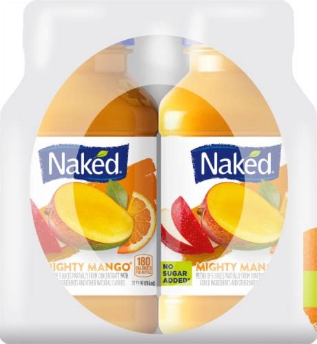 Naked Juice Juice Fruit Smoothie Mighty Mango Count Bottles Fl Oz Pay Less