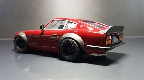 Aoshima 124 Nissan Fairlady Z S30 Diecast Model Cars Sports Cars