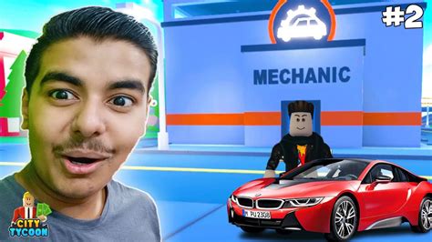 Car Repair Business Roblox Big City Tycoon 2 Youtube