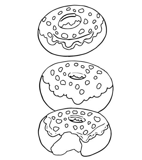 Donut 5 Coloriages Coloriages Donut Des Coloriages Pour Enfants Et
