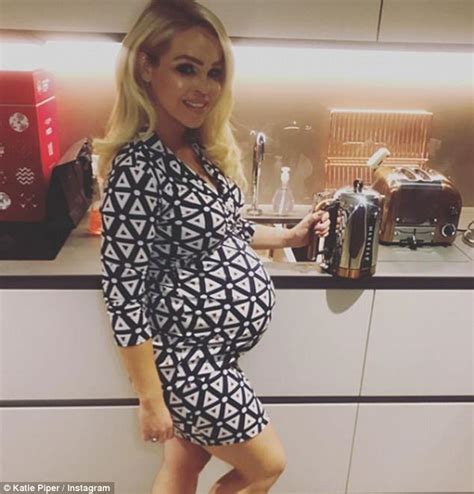 Heavily Pregnant Katie Piper Highlights Her Bump In Dress