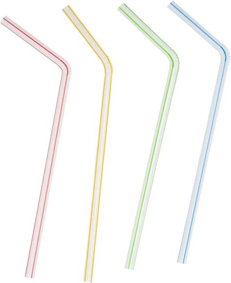 Flexible Disposable Plastic Drinking Straws