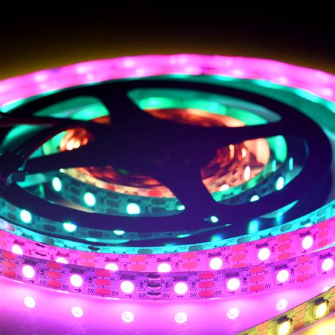 Addressable Rgb Individual Led Strip 5050 Ws2812b Full Color Digital