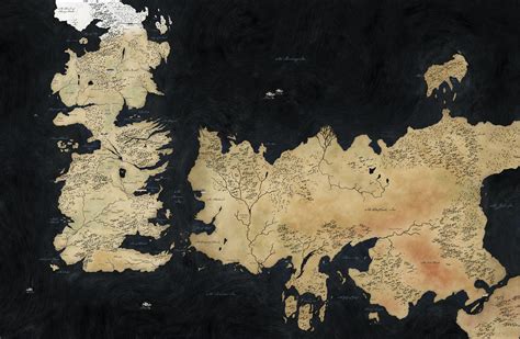 Game Of Thrones World Map 4k Wallpaper