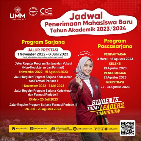 Penerimaan Mahasiswa Baru Tahun Ajaran Pengumuman Prodi