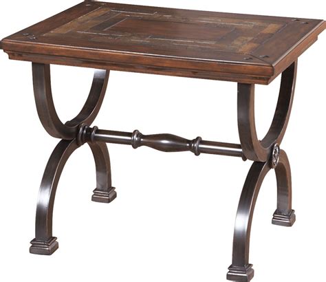 Cedar Grove Brown Dark Wood End Table Rooms To Go