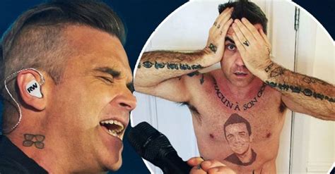 He has turned his body into a canvas for tattoo art and has examples of almost every common style applied somewhere on his skin. Robbie Williams tattoo: Meanings behind X Factor judge's ...