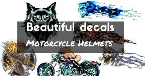 A great way to give an old, lackluster helmet a much needed face lift! Beautiful Decals on Motorcycle Helmets « PickMyHelmet