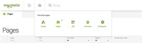 App Launcher Magnolia Cms Docs