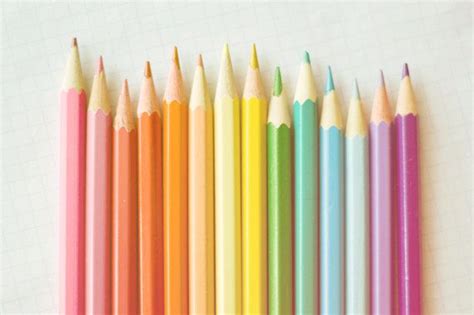 Pastel Rainbow Pencils Colored Pencils Blending Colored Pencils