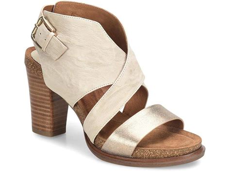 Sofft Sofft Womens Christine Leather Open Toe Casual Ankle Strap
