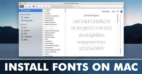 How To Install Fonts On Mac Simple Method
