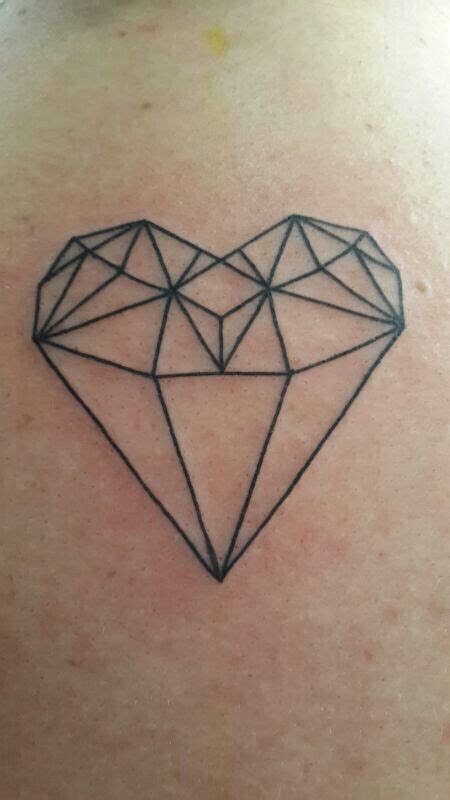 Heart Diamond Diamond Heart Tattoo Diamond Tattoo Designs Shape Tattoo