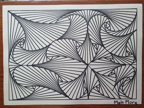 This Drawing I Did Using Only Straight Lines Like For Real Dough