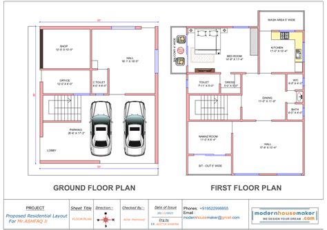 30x36 Elevation Design Indore 3036 House Plan India