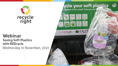 Webinar Saving Soft Plastics With Redcycle 10 November 2021 Youtube