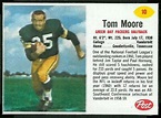 Tom Moore - 1962 Post Cereal #10 - Vintage Football Card ...