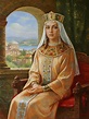 11th century medieval noblewoman | Medieval paintings, Byzantine art