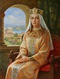 11th century medieval noblewoman | Medieval paintings, Byzantine art
