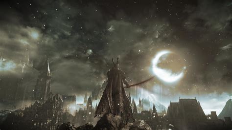 Dark Souls Armor Sword Warrior During Moon Night Hd Games Wallpapers