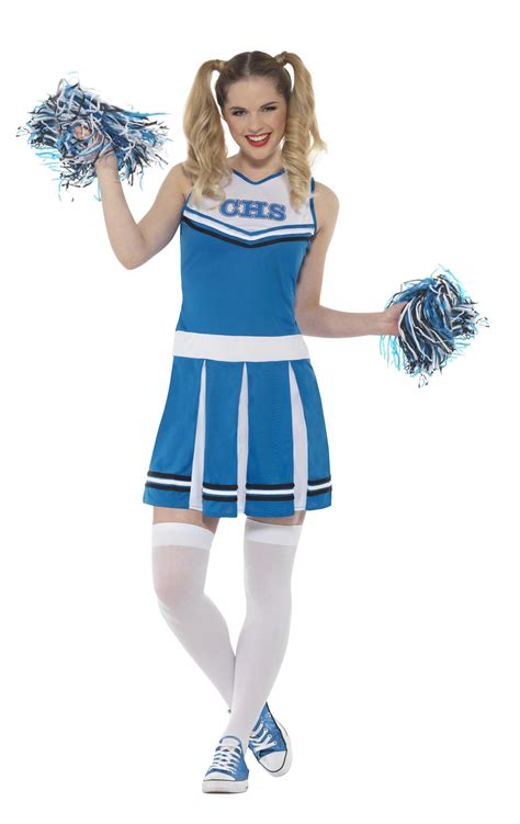 cheerleader costume blue