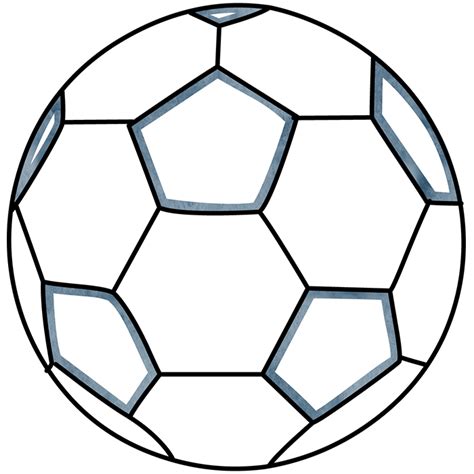 Soccer Ball Shape Template