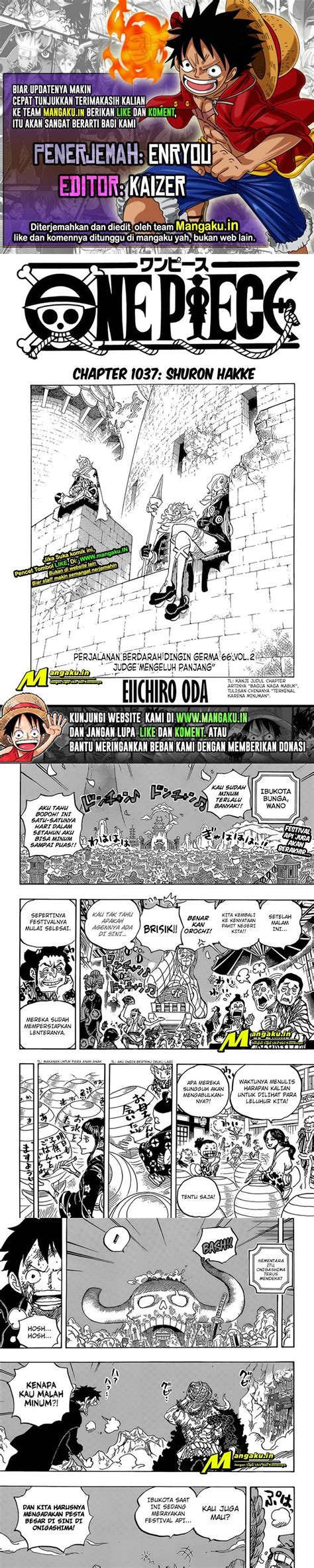 One Piece Chapter 1037 Hq Piscans