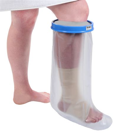 Tkwc Inc Waterproof Leg Cast Cover For Shower 5738 Watertight Foot