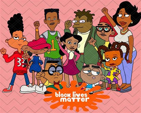 Black Lives Matter 90er Nick Cartoons Charaktere Rugrats Etsy