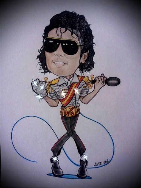 Michael Jackson 1984 Caricature By Albionstar On Deviantart