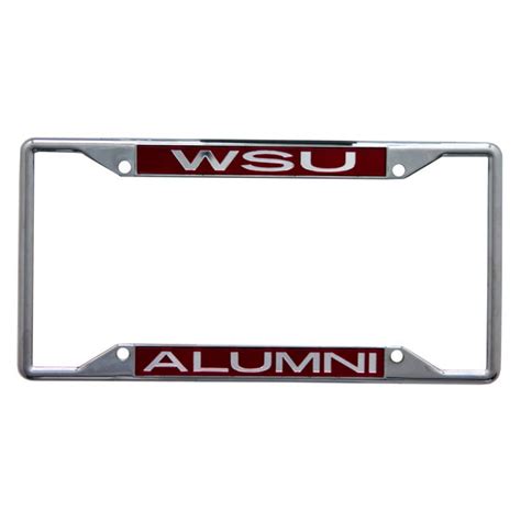 Wsu Alumni License Plate Frame Cougarwear