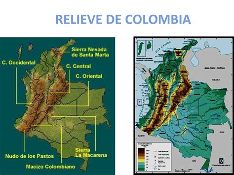 Mapa De Relieve De Colombia Image To U