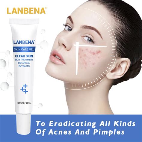 LANBENA Acne Treatment Gel Acne Cleaning Cream Blackhead Remover Acne