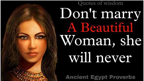 Wise Ancient Egypt Proverbs And Sayings Quotes Aphorisms Wise Thoughts Youtube