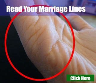 The will be above the heart line and below the bottom ring of the pinky finger. Marriage Line - Love Marriage Or Divorce | Palmistry, Marriage lines palmistry, Palm reading charts