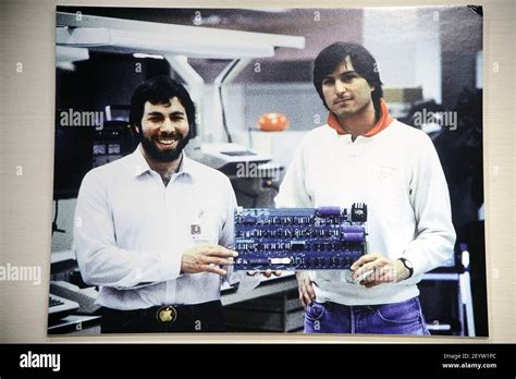 12 Jun 2012 New York L R A Photo Of Steve Wozniak And Steve Jobs