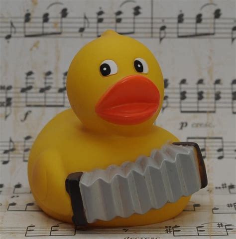 Musical Duckie Accordion Rubber Duck Rubber Ducky