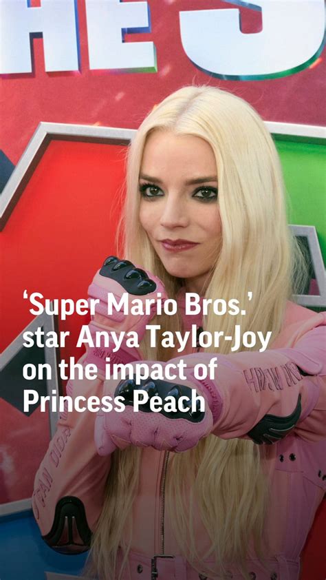 The Associated Press On Twitter Super Mario Bros Star Anya Taylor